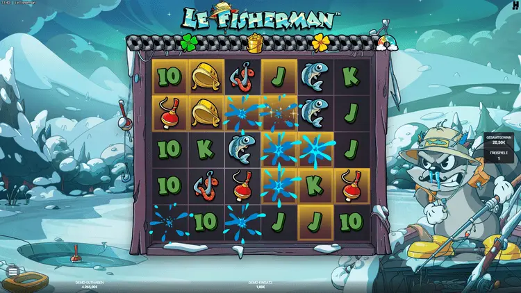 Le Fisherman On Thin Ice Freispiele mit Big Catch Bar